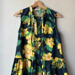Obus Yellow Bells Floral Print Sleeveless Tiered A Photo 2