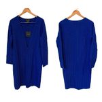St. John Collection   Architectural Ottoman Knit Jacket  in Vivid Blue (6) Photo 3