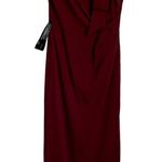 JS Collections NWT JS Collection Kirsten Neckline Bow Gown in Deep Red Photo 2
