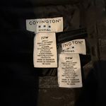 Covington  Elegant Black Jacquard Skirt Suit Photo 1