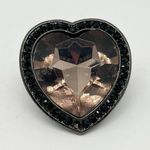 Lot of 3 Large Statement Elastic Cocktail Rings Photo 1