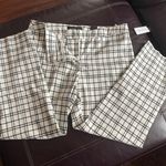 Amanda & Chelsea Amanda Windowpane Slim Ankle Pants IVORY/BLACK, Size 12 Photo 3