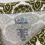 Croft & Barrow  Shirt Dress Woman's XL Midi Floral Shirt Dress Vacation House Photo 3