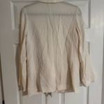 A New Day Women’s Cream Ivory Oversized Blazer Linen-Like Fabric Photo 1