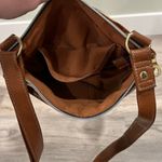 Relic  Fossil Canvas Faux Leather Medium Crossbody Purse Striped Shoulder Bag Photo 10