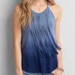 American Eagle  Soft & Sexy fringe ombré tank top, size medium Photo 0