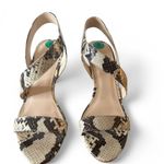 Nine West Snakeskin Print Strappy Heels Size 8 NWOT Photo 2