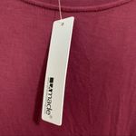 LA Made  Micromodal Spandex Hardy Hi Lo Maxi Dress in Grenache, New With Tags Photo 2