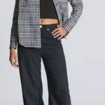 Everlane  boxy Oxford in ocean plaid, xxs Photo 0