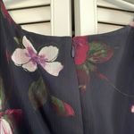 DKNY Pink and Cream Ruched Ruffled Dress Photo 3