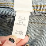 Lucky Brand Tomboy Trucker Graphic Blue Jean Babe Denim Jean Jacket Blue Small Photo 5