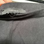 Forever 21 Faux Suede Black Mini Skater Skirt Size XS Photo 4