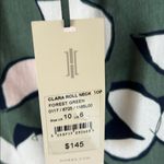 Hobbs London NWT  Clara roll neck tank green  abstract floral Photo 6