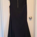 Topshop Asymmetrical Dress Size 2 Flutter Back Zipper Sleeveless Photo 2