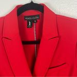PEACE OF CLOTH Red Long Sleeves Single Button Suit Jacket Blazer, Size 8 Photo 10