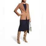 Theory • Camel Brown Etiennette E. Empire Wool Blazer Photo 6