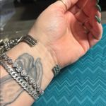 Vintage Mexican Sterling Silver Braided Cuff Bracelet Photo 5