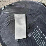 Banana Republic  woman’s black skinny jeans size 25 SHORT distressed raw hem Photo 1