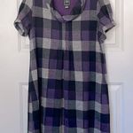 JH Purple Plaid Dress Petite Large Size undefined Photo 0