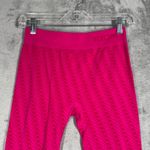 Electric Yoga Pants Athletic Leggings‎ Lightening Bolts Activewear Hot Pink M/L Size M Photo 3