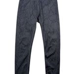 Anthropologie AllFenix Python Print 7/8 Legging Blue Charcoal | Size Medium Photo 1