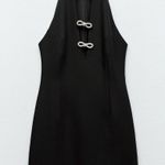 ZARA Jewel Bow Mini Dress Photo 3