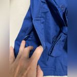 Anthropologie Tulle New Royal Blue Double Breasted Peacoat Long Sleeve Jacket Photo 7