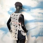 Handmade crochet tunic top by Lower Bottoms Clothing Size undefined Photo 1