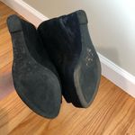 Diane Von Furstenberg  Payton Black Wedge Boots Peep Toe Lace Up Black Su… Photo 6