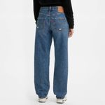 Levi’s 501 ‘90s Distressed Button Fly Straight Jean 33x30 Women’s Blue A19590010 Size 33 Photo 5