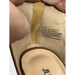 Womans Just Fab Eden Strappy Open Toe Wedge Sandals 10 Brown Photo 6