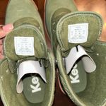 Keds  Quilted Green High-Tops with Vibrant Orange Soles(Size 9) Photo 8