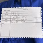 Chico's ‎ Womans Button Up Shirt Size Small OR 0 Royal Blue Professional Career Photo 2