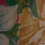 'CLUB 7 ECHO' Large Chintzy Floral Scarf 30” square‎ Red Photo 2