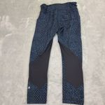 Lululemon Pace Rival Crop‎ Legging Shatter Weave Desert Teal Blue Womens 4 Photo 9