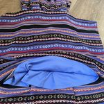 Lorena Rose sleeveless maxi dress Boho lined tie belt colorful women’s size S Multiple Photo 9