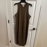 Athleta NEW Seasoft Run Midi Tank Dress Clay XL Photo 4