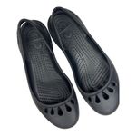 Crocs Women’s Black Ballerina Kadee Flat Shoes Size 8 Photo 0