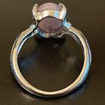 Amethyst Purple S925 silver women ring size 8.5 Photo 3
