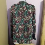 Wrangler Rock47 L Crystal Snap Western Cowgirl Top in Turquoise Purple Photo 2