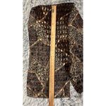 Semi Sheer Scarf Animal Print‎ Tiger Leopard Brown Neutral 58x13. Photo 1