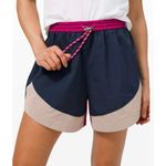 Lululemon Athletica 6 Evergreen Short Ripened Raspberry Cafe At Lait True Navy Photo 1