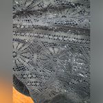 American Eagle Grey lace babydoll shirt Photo 2