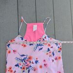 Candie's  Reversible Floral and Pink Racerback Thin Strap Tank Top Photo 12