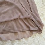 Birdy Grey Dress Gwennie Chiffon Maxi No Slit Pockets Taupe M NWT New Photo 6