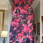 ABS Allen Schwartz ABS Floral Dress Sz 12 Photo 0
