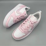 Nike Court Borough Low 2 SE (GS) Big Girl' Shoes Color White/Pink Foam Photo 4