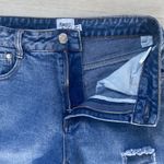 Princess Polly  Women's Distressed Destroyed Straight Leg Light Denim Jeans Sz 8 Photo 4