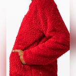 Lululemon  Red Oh So Sherpa Full Zip Jacket Photo 2