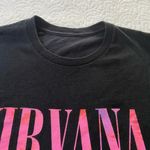 Nirvana  Graphic T-Shirt Black Crewneck Short Sleeve Size XL Photo 2